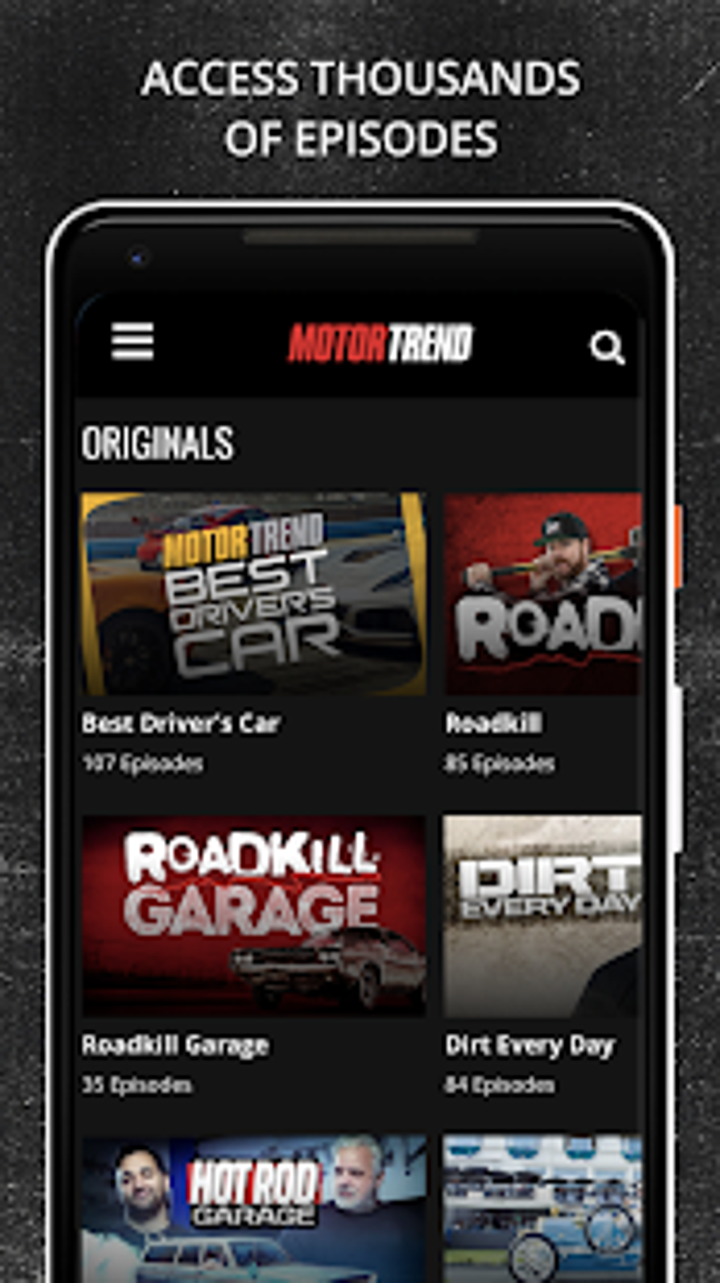 MotorTrend Stream Hot Car Shows APK for Android Download