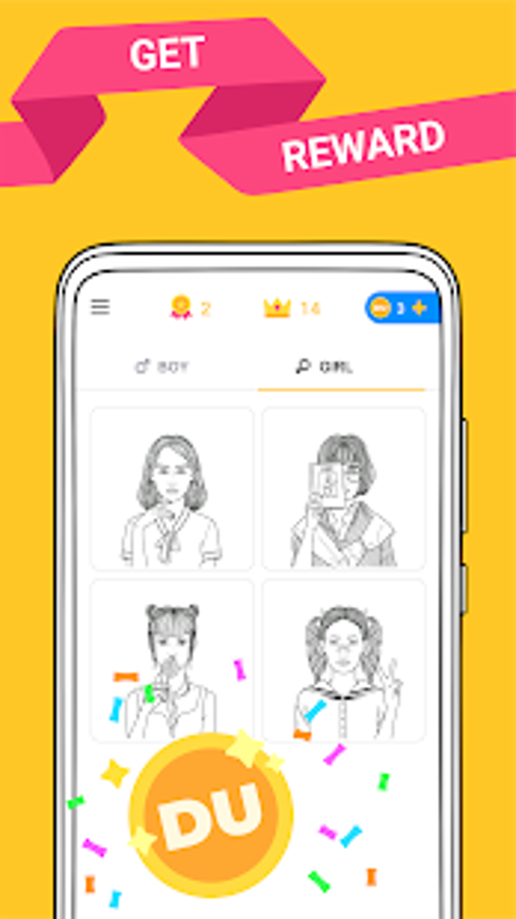 DRAWU - draw and paint your portrait для Android — Скачать