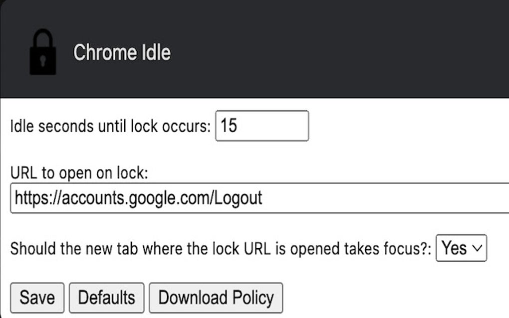 Chrome Idle for Google Chrome - Extension Download