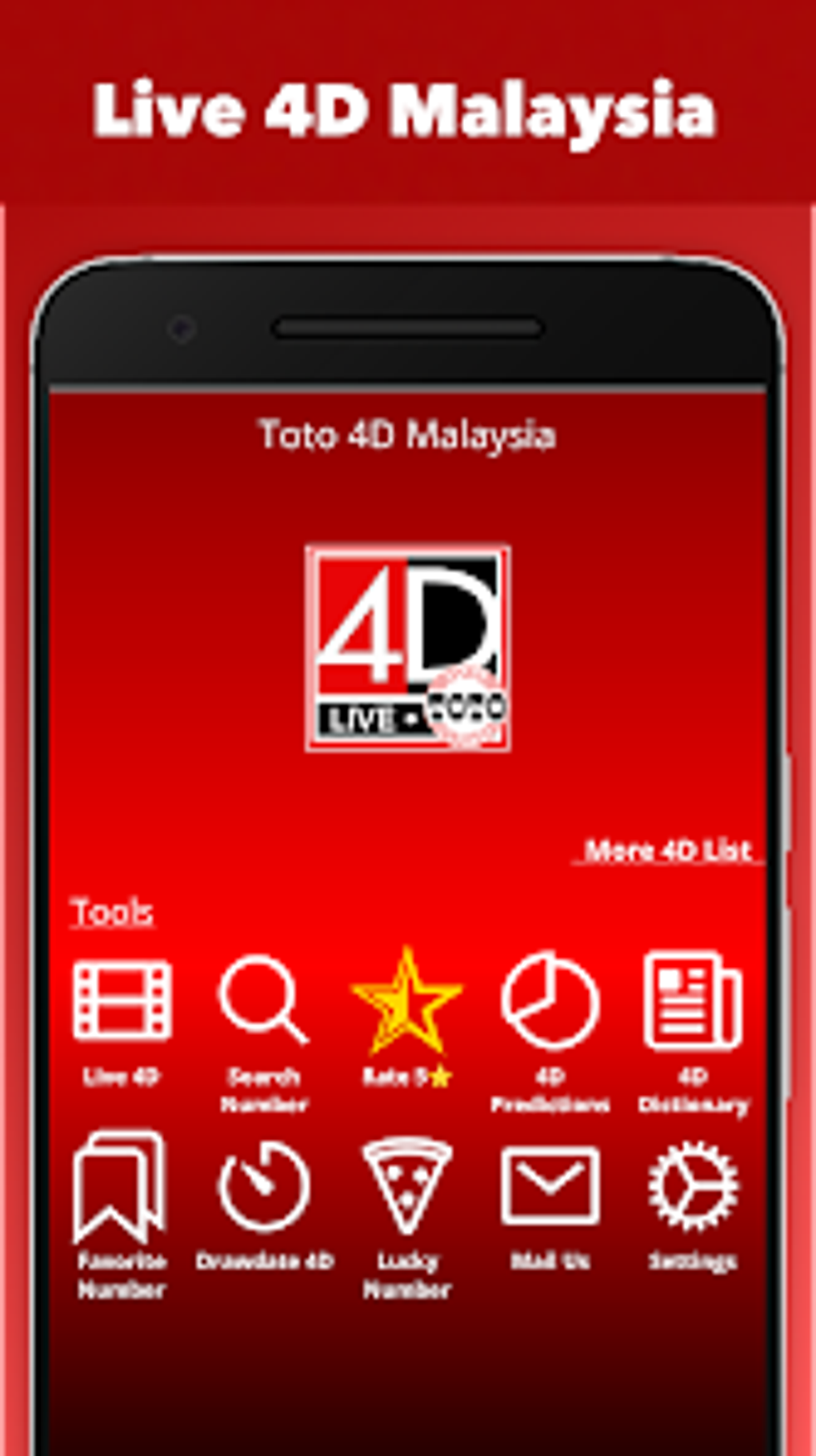 Toto 4D Malaysia 4D Results For Android Download