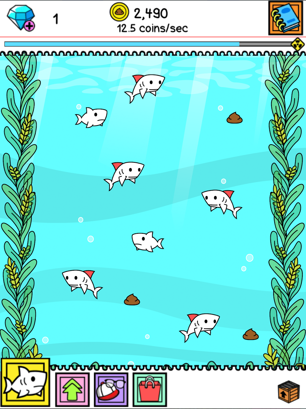 Shark Evolution: Idle Game для Android — Скачать