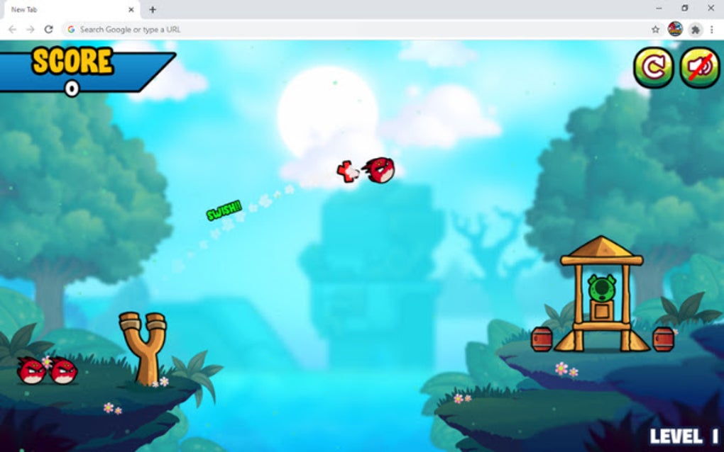 Angry Birds Heroes Shooting Game for Google Chrome - 拡張機能 無料・ダウンロード