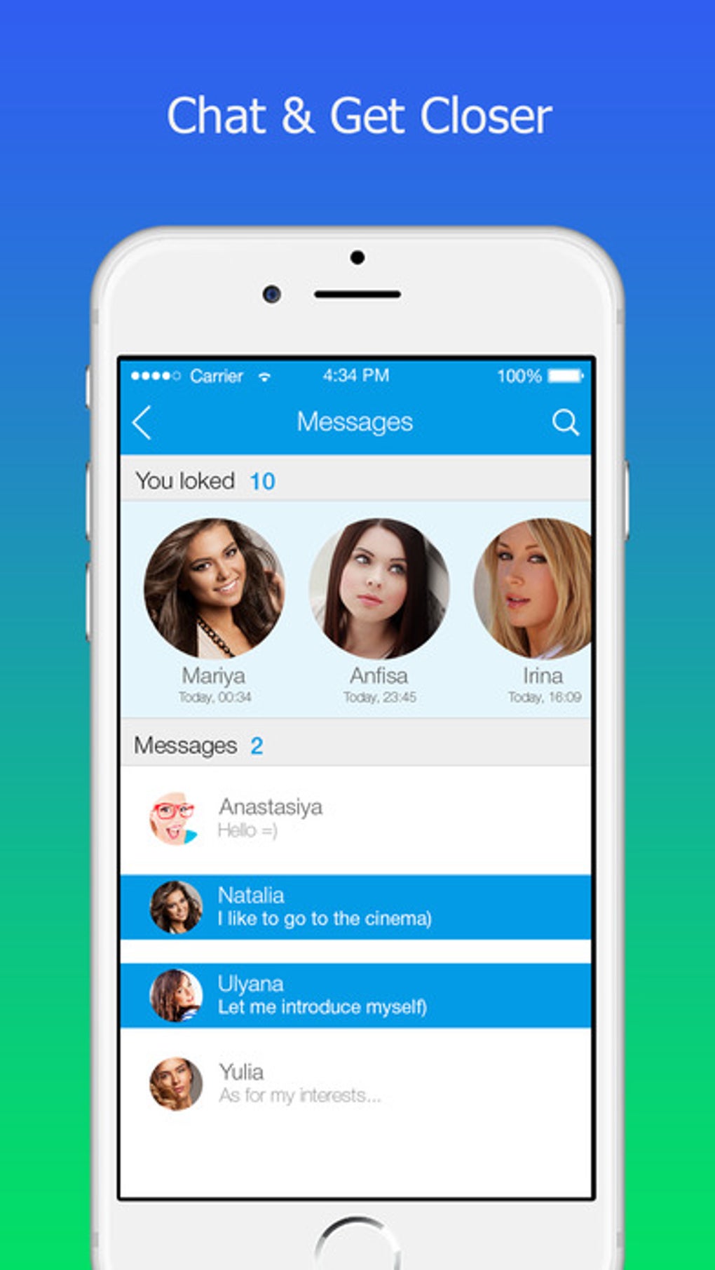 Bloomy A dating app for single men to meet women for