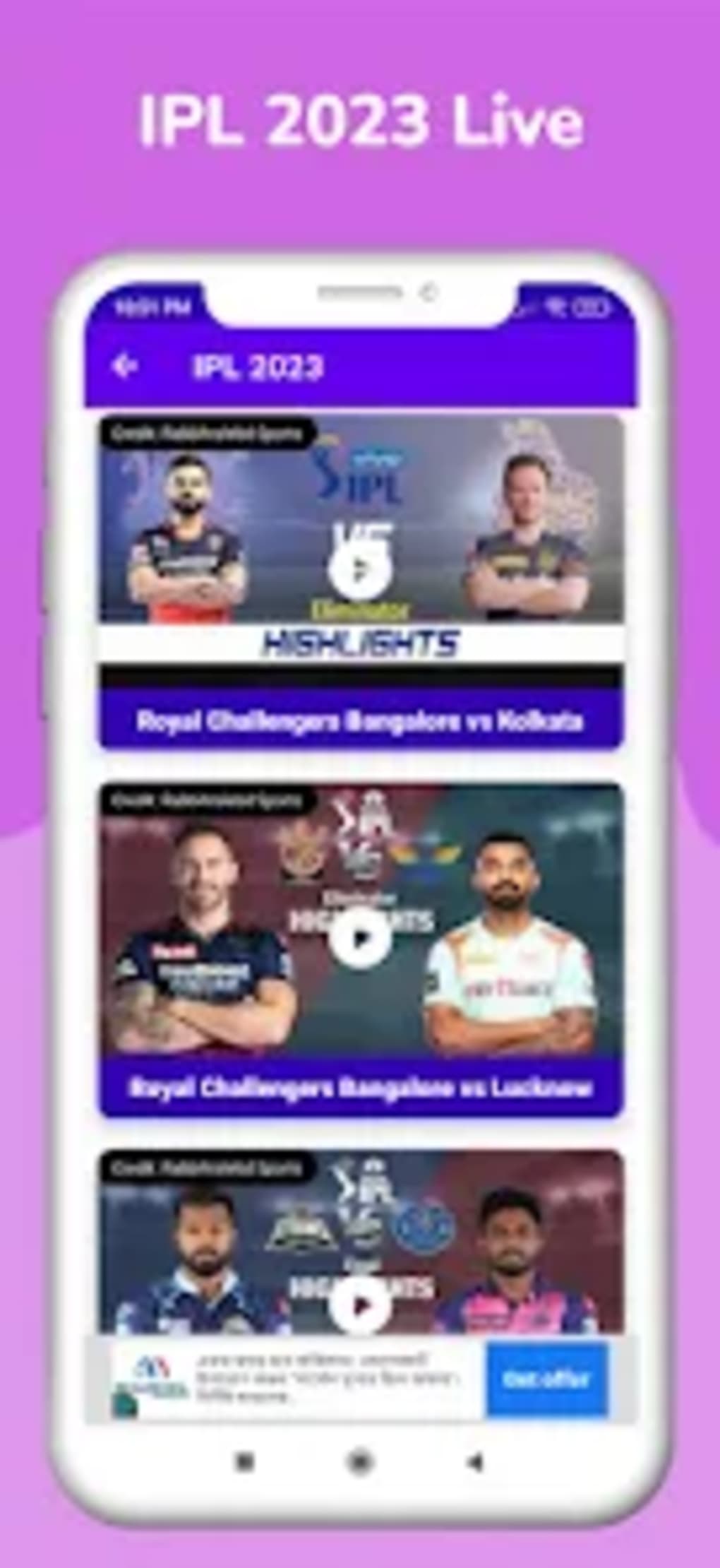 Ipl 2023 Schedule Live Score For Android Download