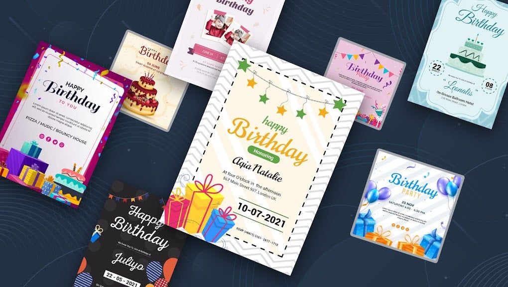 Birthday Invitation Card Maker для Android — Скачать