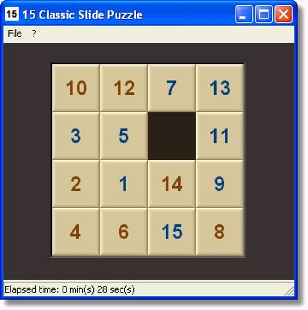 15 Classic Slide Puzzle - Download