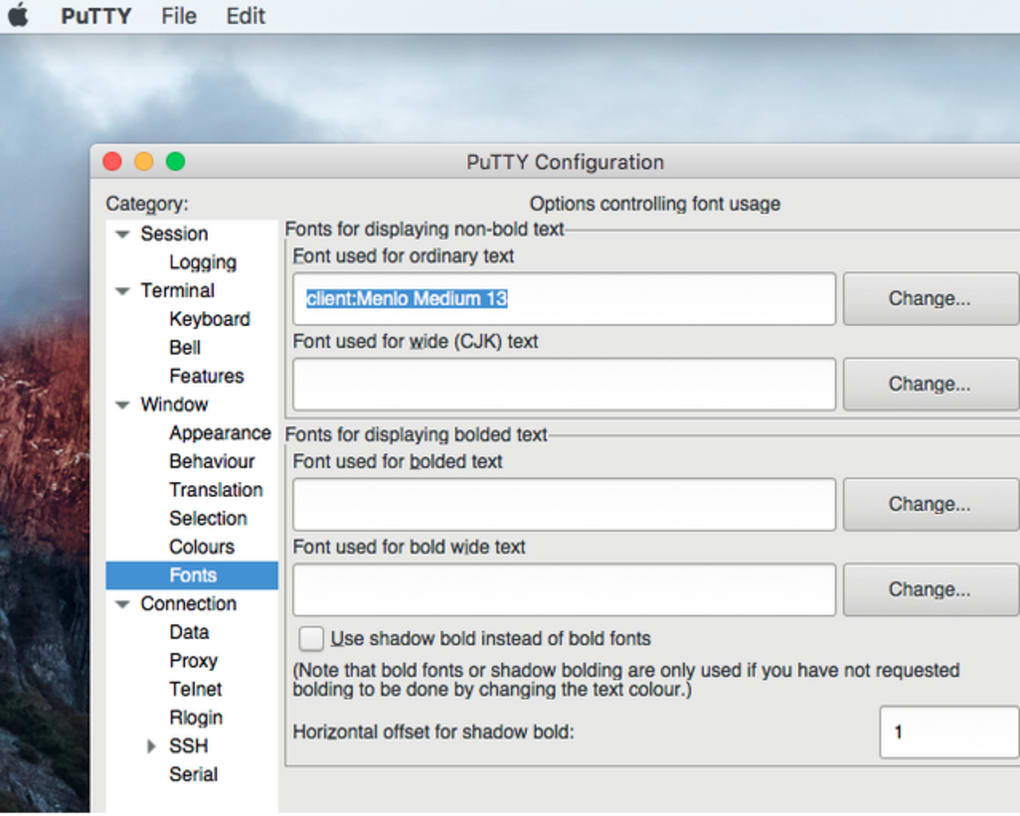 Putty software, free download Mac