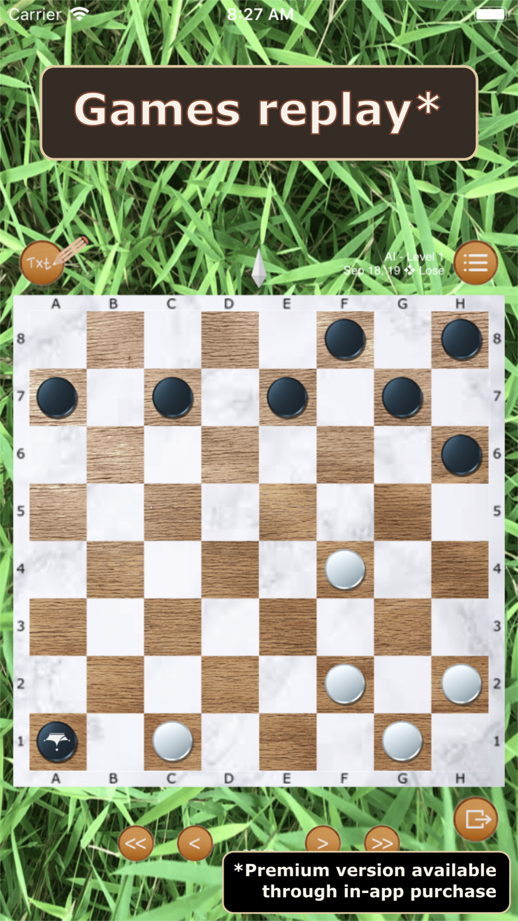 Checkers game для iPhone — Скачать