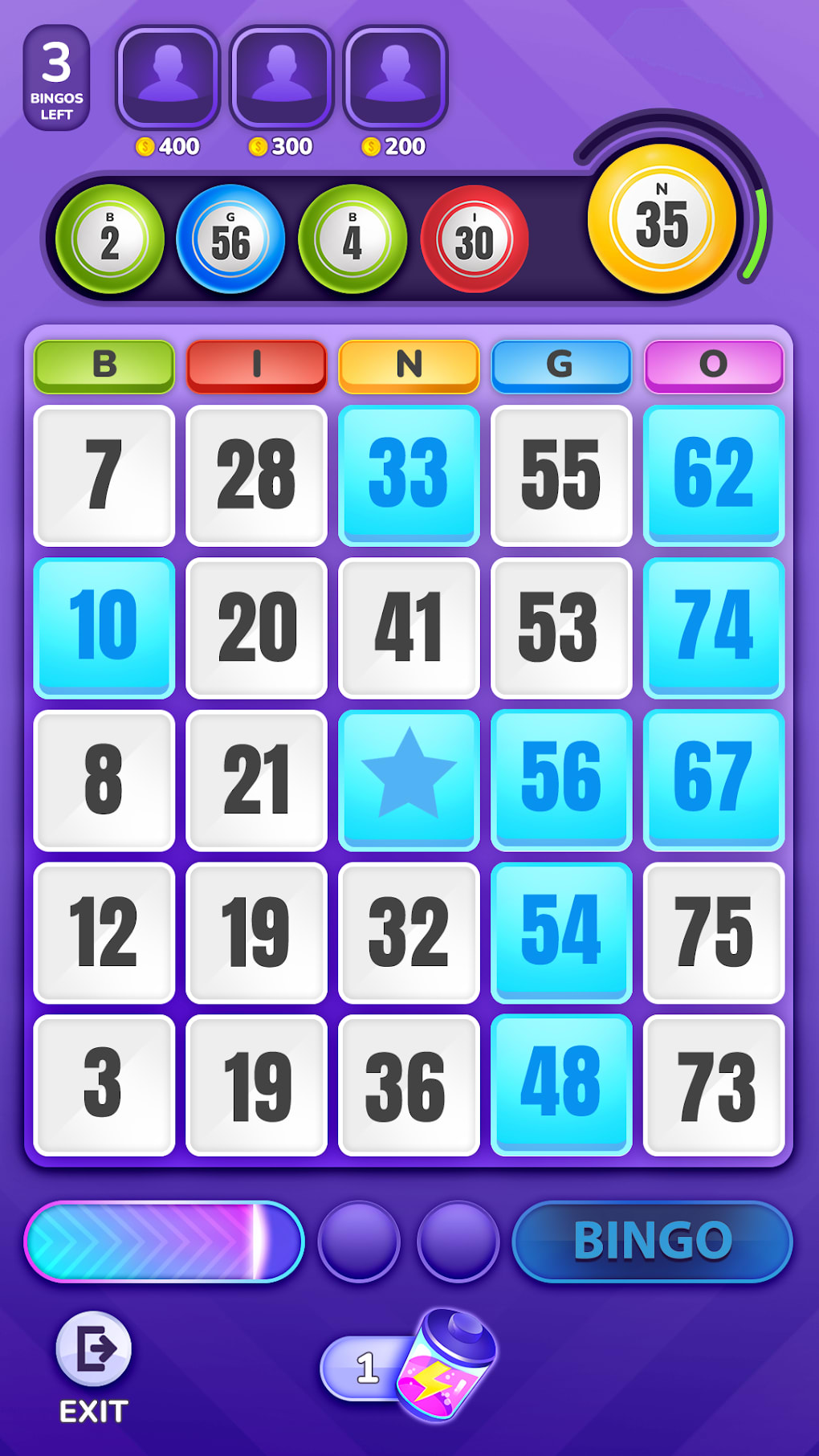 Torneos desafiantes de bingo