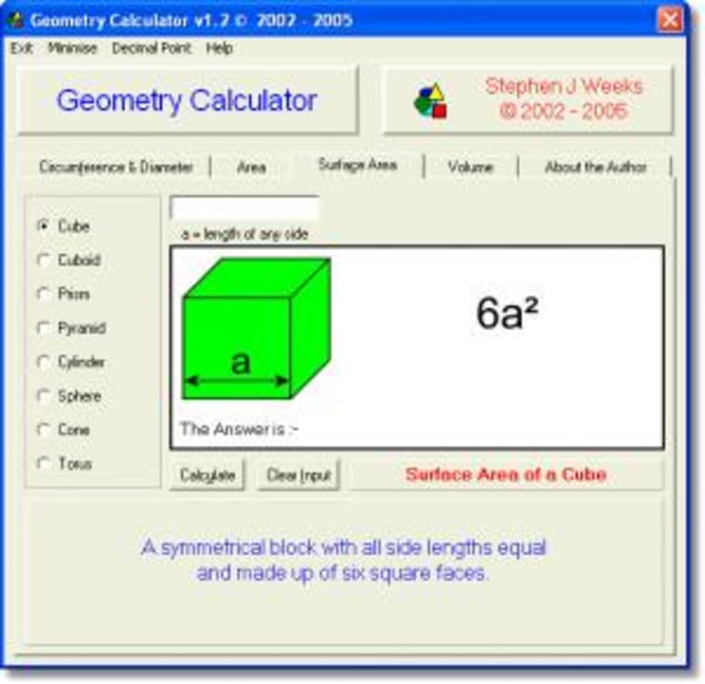 ti geometry calculator