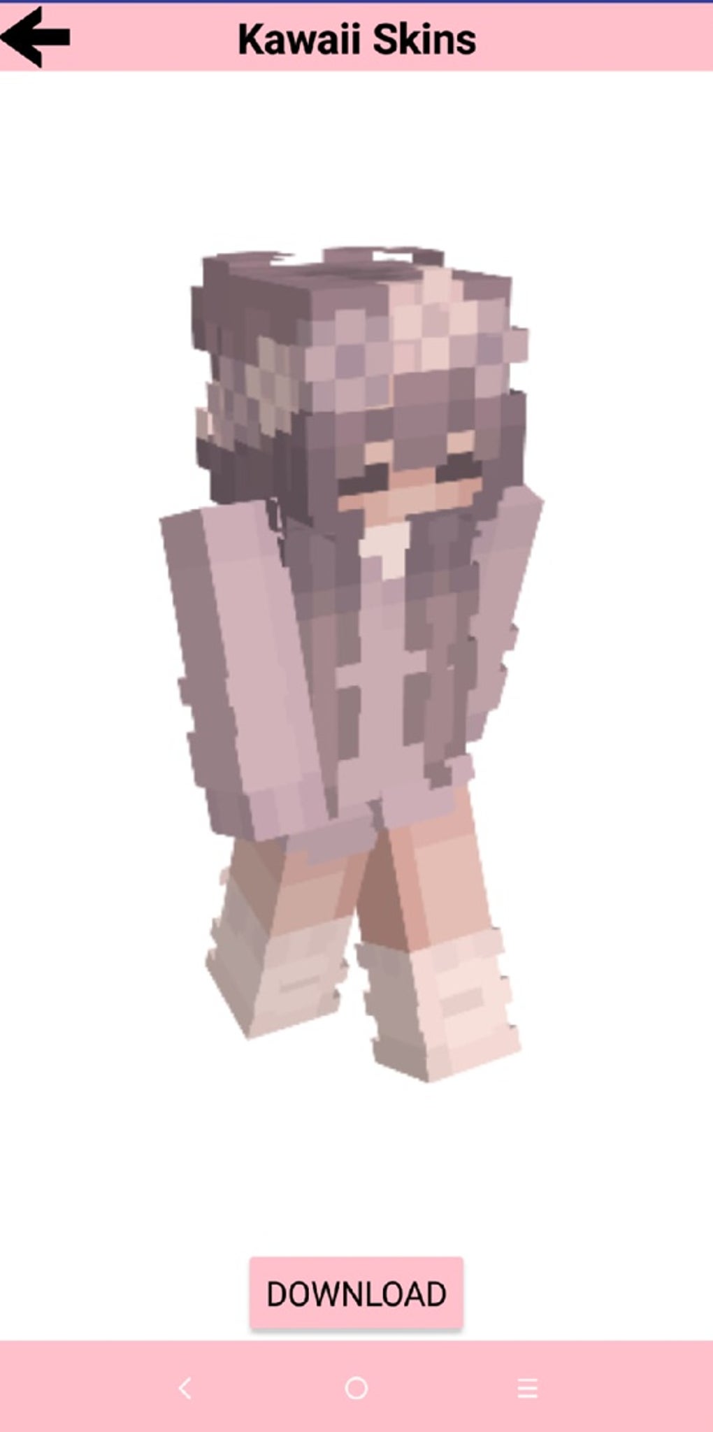 Kawaii Minecraft Skin.