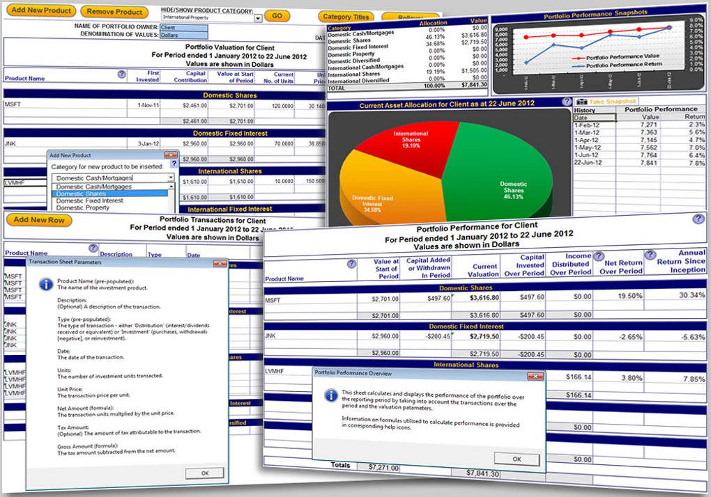 Excel Portfolio Tracking untuk Windows Unduh