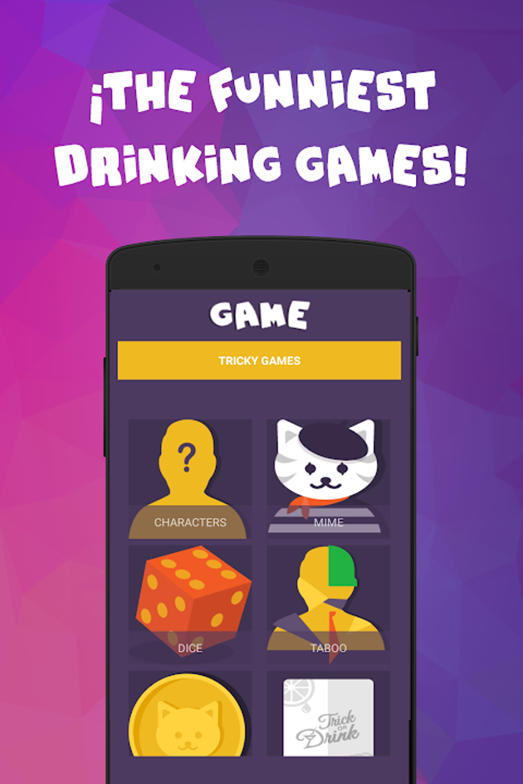 TrickOrDrink drinking games app APK for Android Download