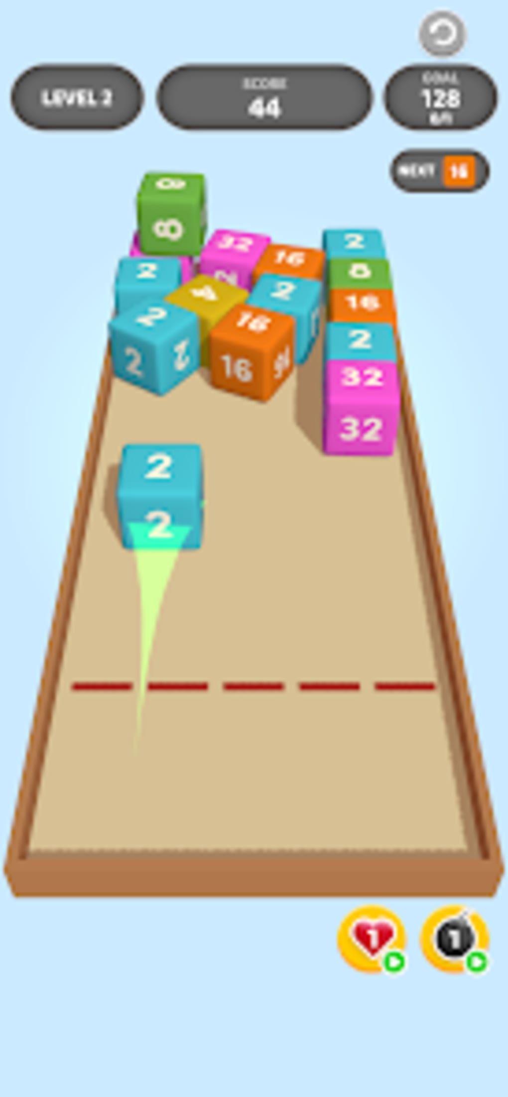 Chain Cube 2048: 3D Merge Game Game for Android - Download