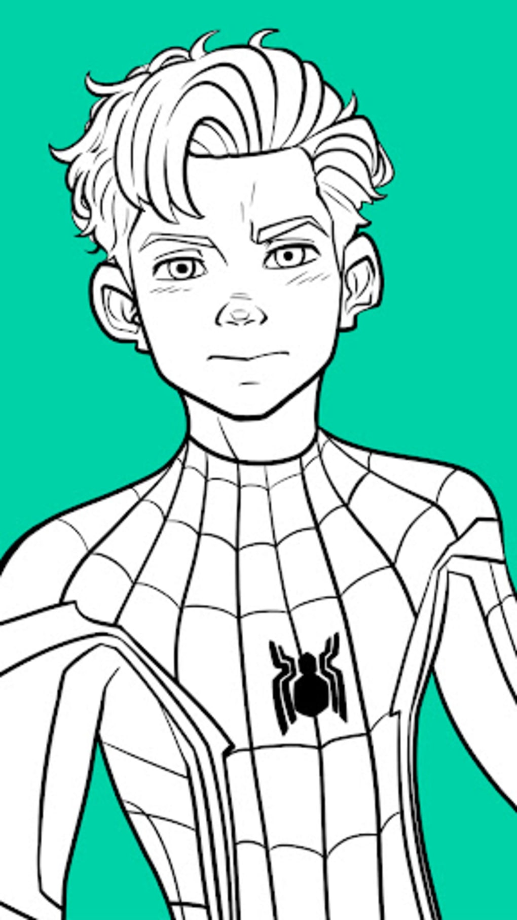 Spidey drawing after @paolomrivera. I approached it from a fully digital  perspective. Drawn and colored with @photoshop on my @wacom #CintiqPro.  #SpiderMan #TomHolland – Ethan Castillo
