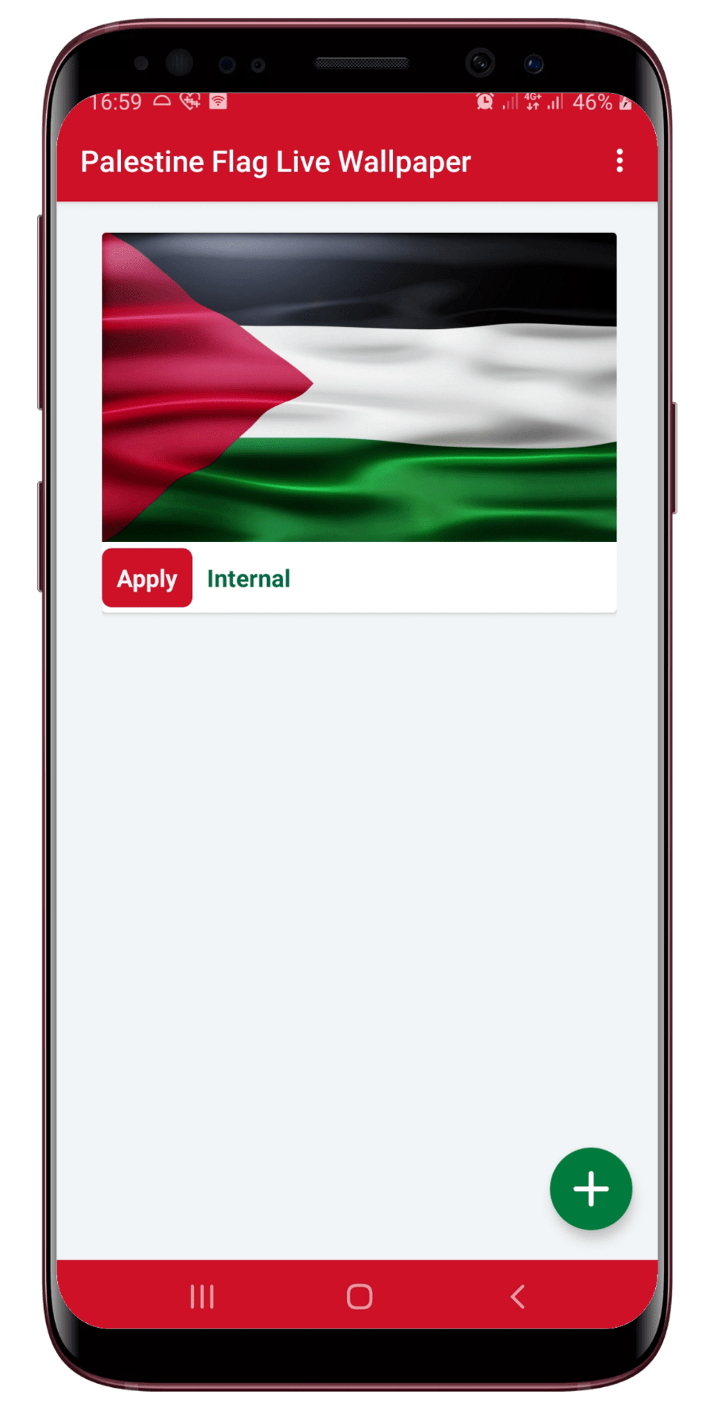 Bandera de Palestina, colores vivos y a prueba de  