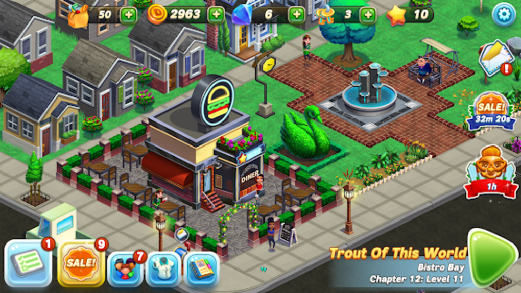 Diner DASH Adventures for Android Free Download