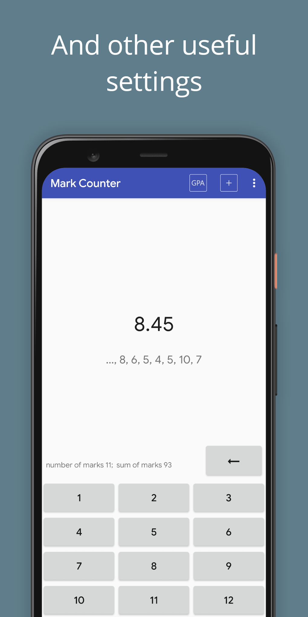 Mark Counter - Average markscore calculator для Android — Скачать