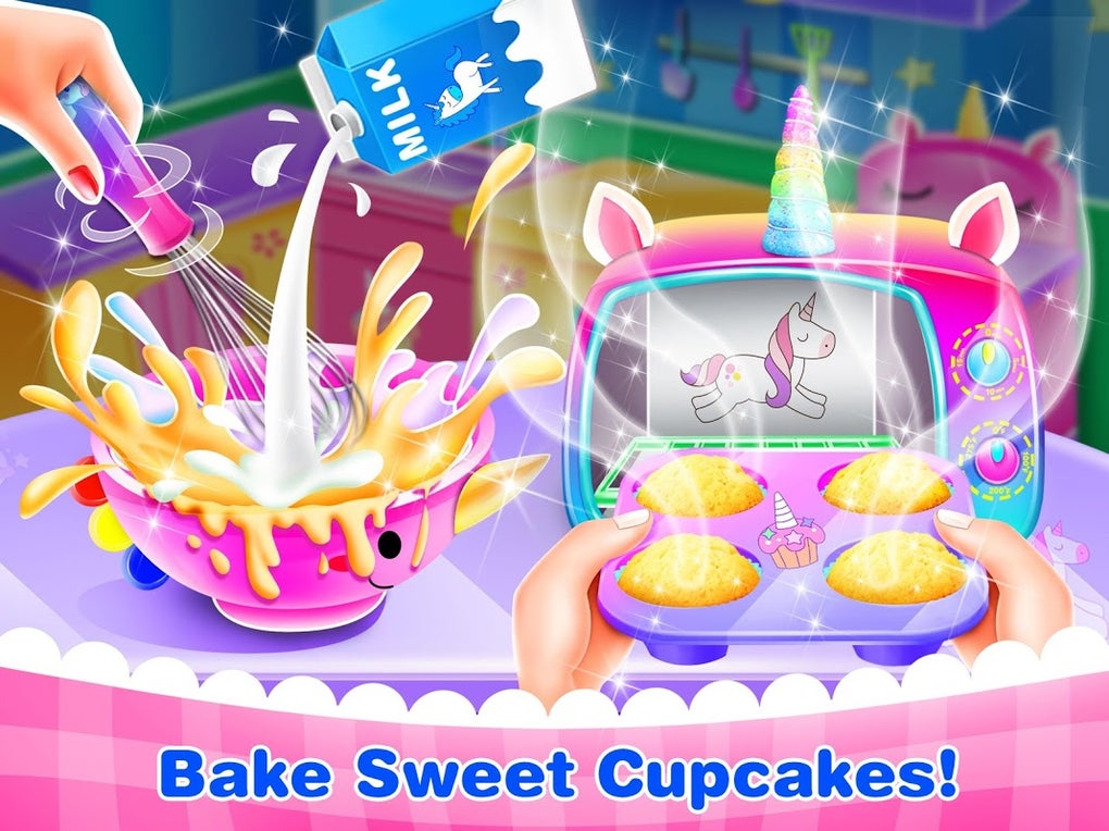 Unicorn Cupcake Maker- Baking Games For Girls for Android - Download