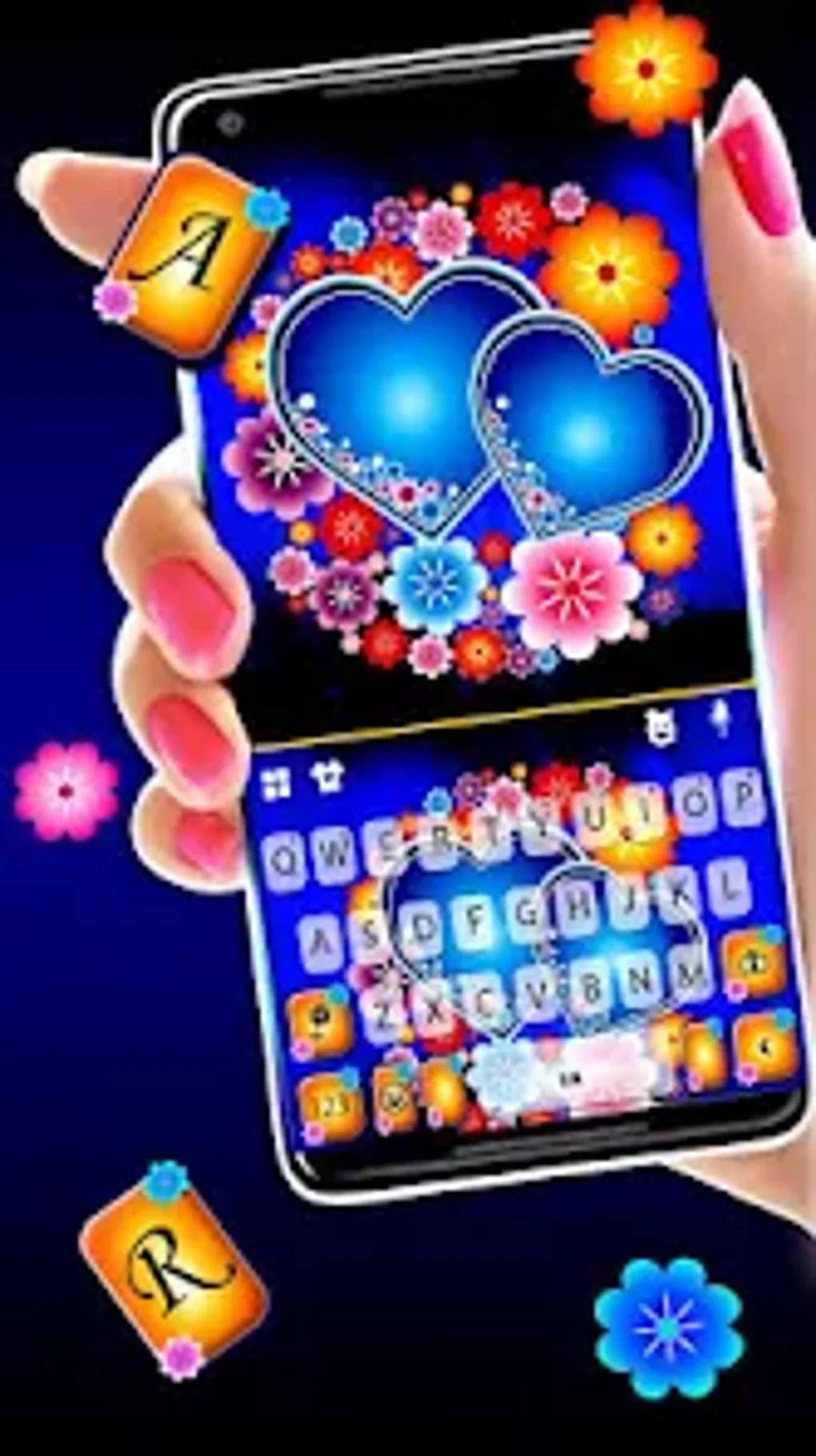 blue-hearts-love-keyboard-them-for-android-download