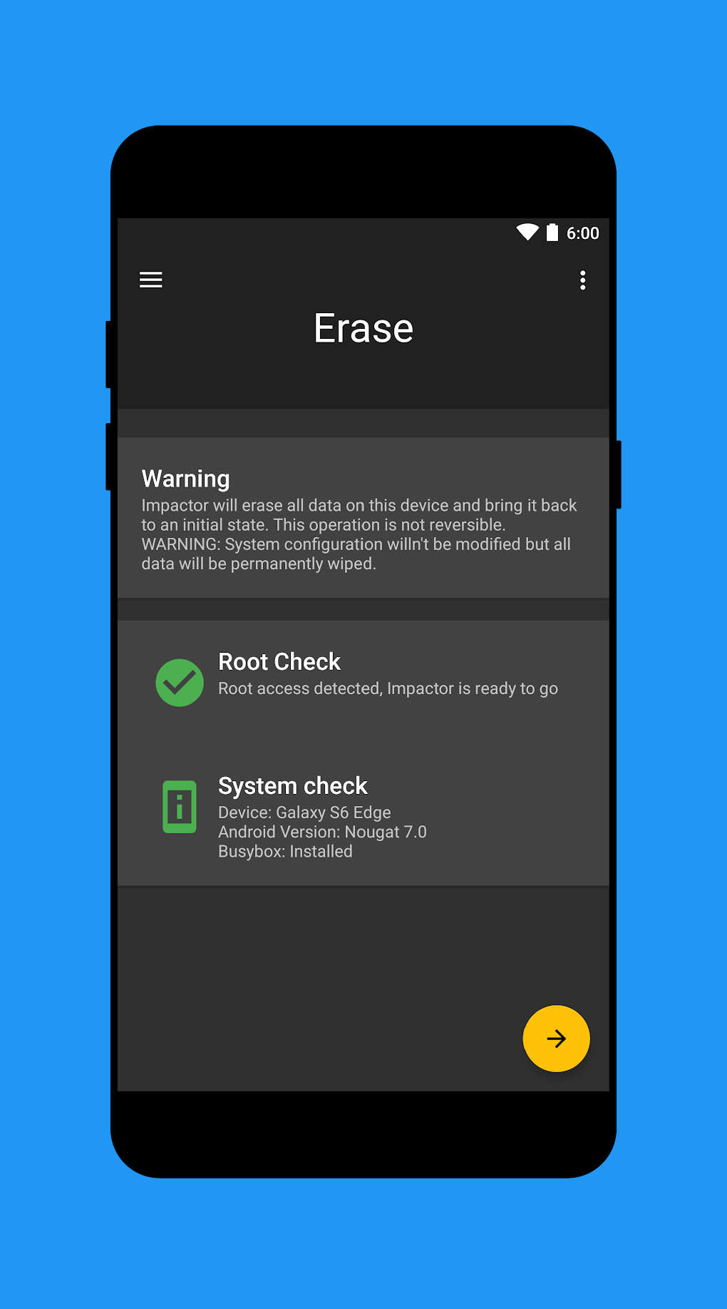 Impactor Universal Unroot для Android — Скачать