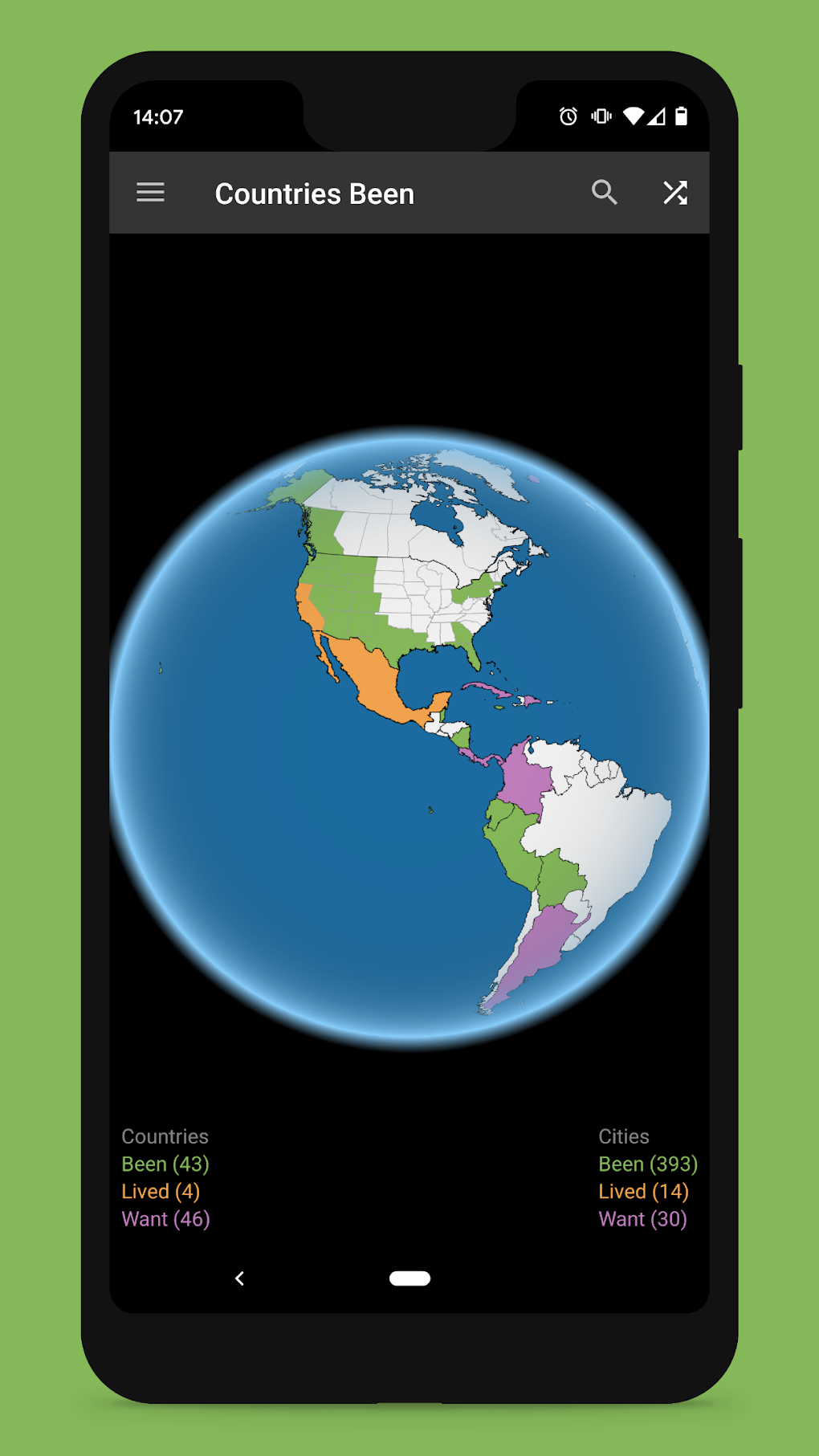 Countries Been: Visited Places Travel Map APK для Android — Скачать