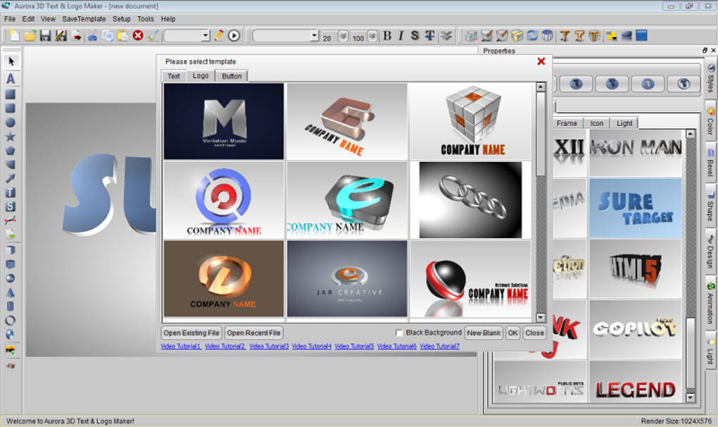 Aurora 3D Text & Logo Maker - Download