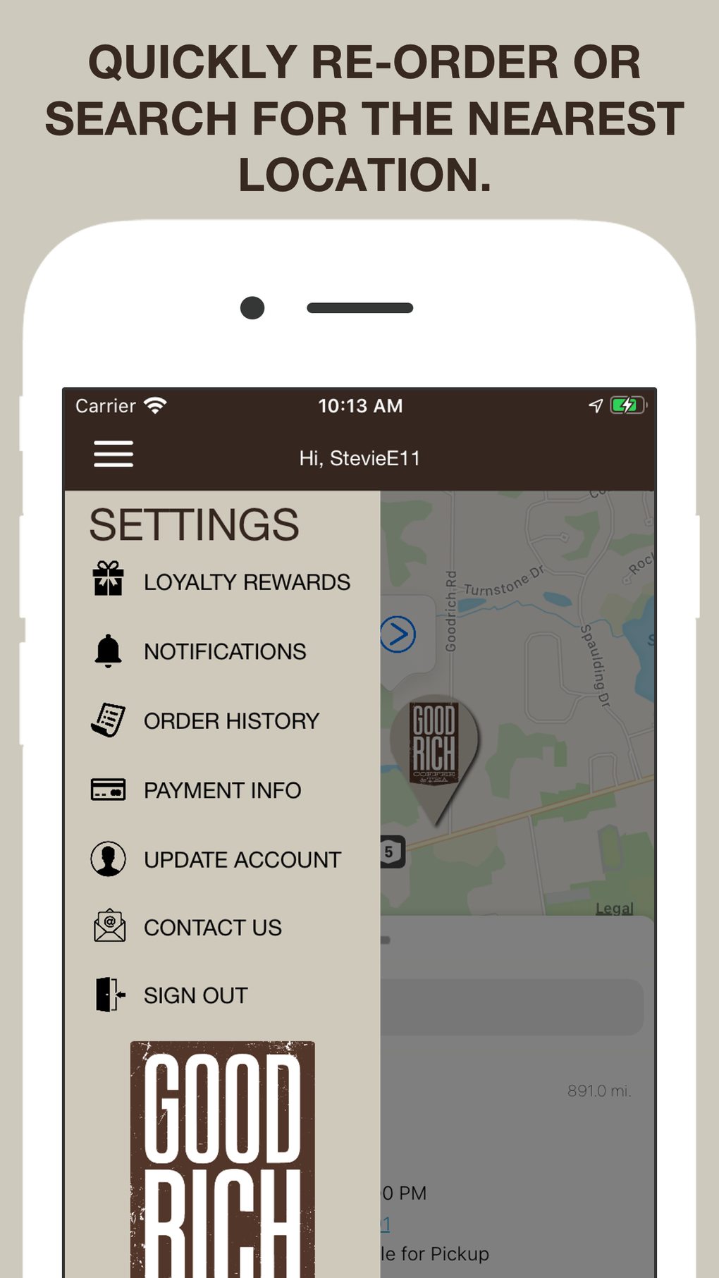 Goodrich Coffee Tea for iPhone - Download