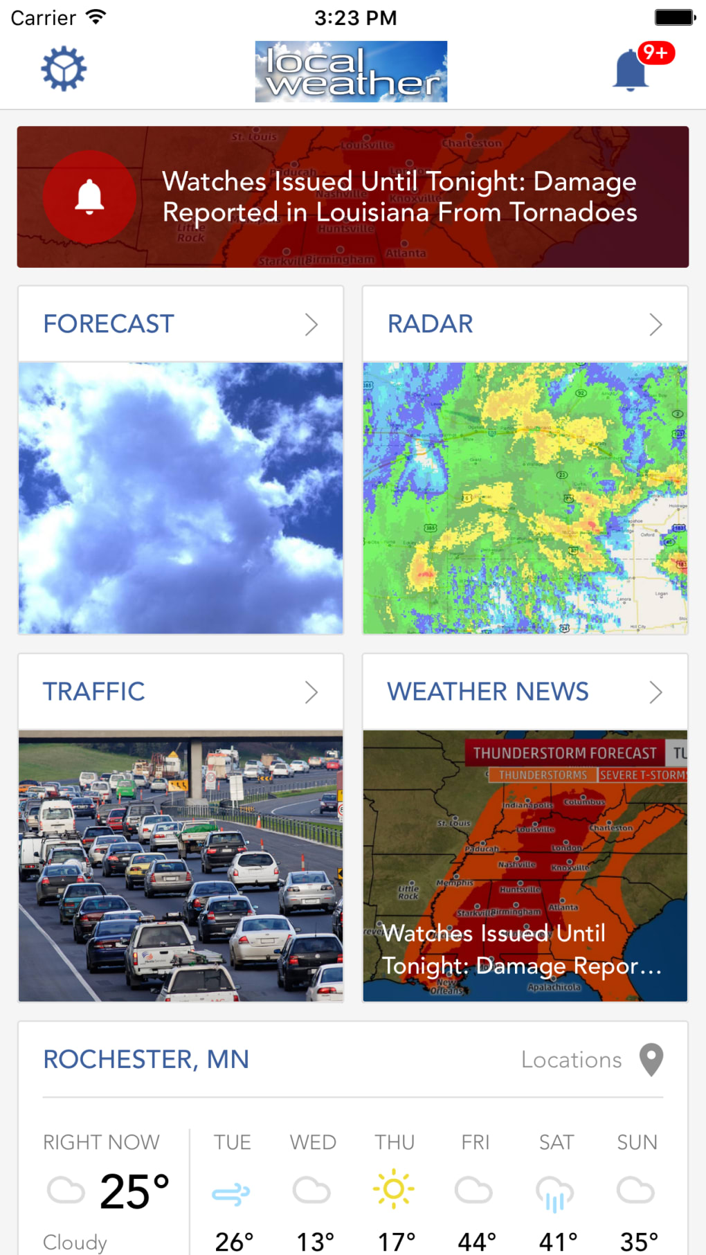 iPhone için Local Weather Radar Forecast - İndir