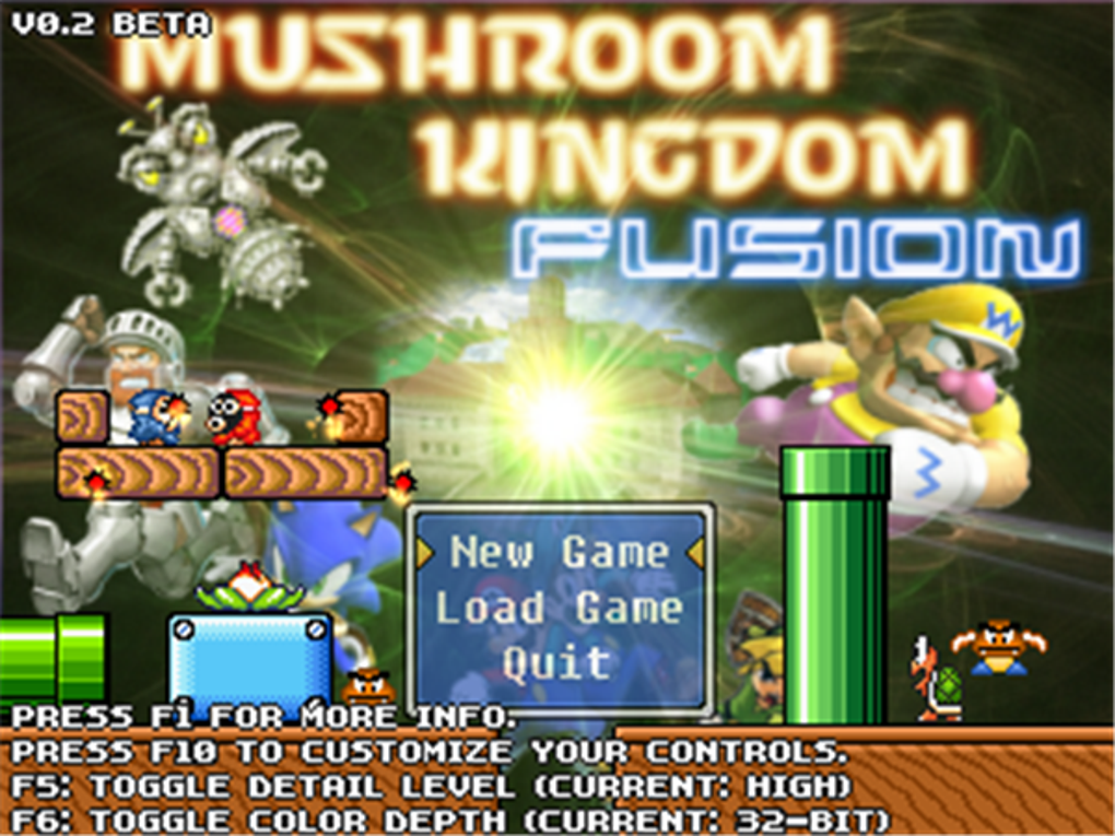 mushroom kingdom fusion