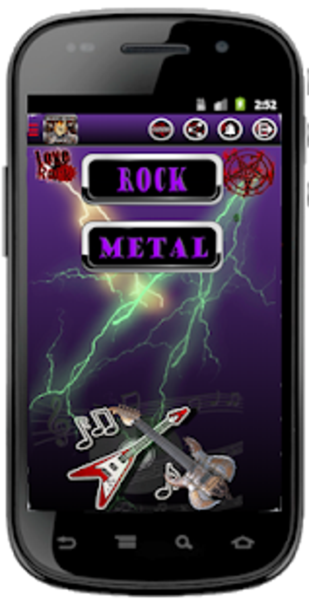 Rock Heavy Metal Music для Android — Скачать