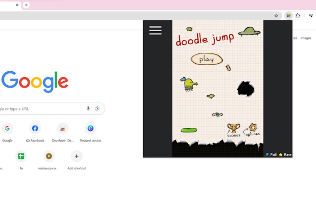 Doodle Jump Game - bhojdmajelpkbbogfcnjkoihegehnhfm - Extpose