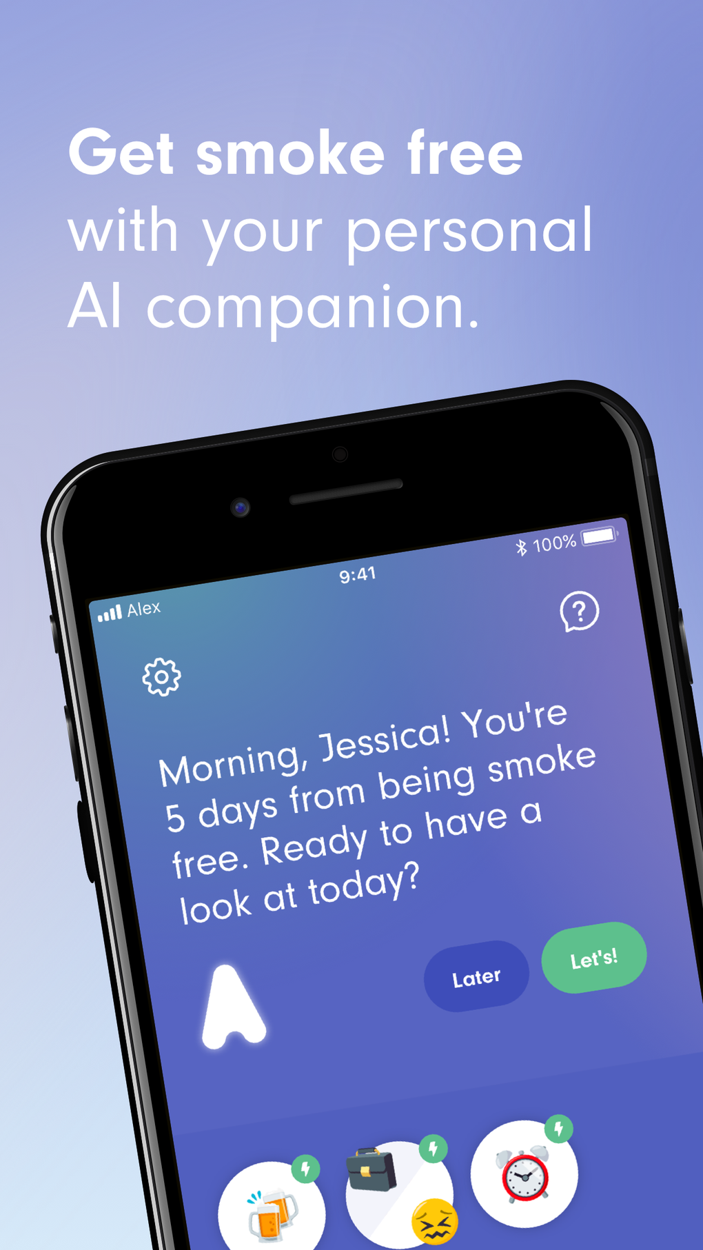 Alex AI Quit smoking para iPhone - Download