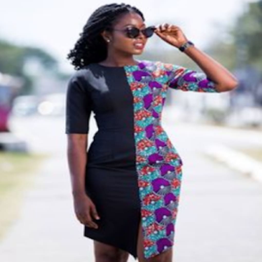 Eye Popping Ankara and Plain Material Gown Styles 2018 You Will Love to  Rock | Zaineey's Blog