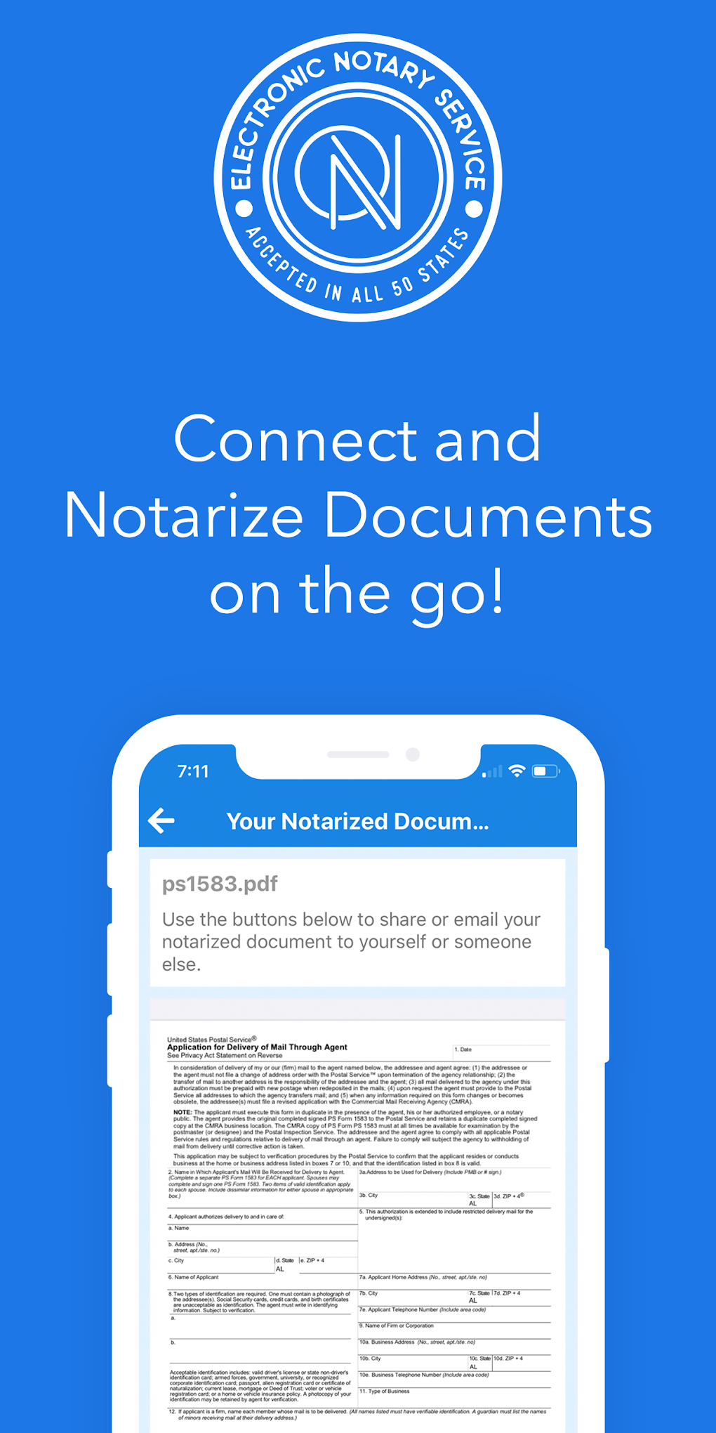 Notarize Documents Now With In For Android - Download