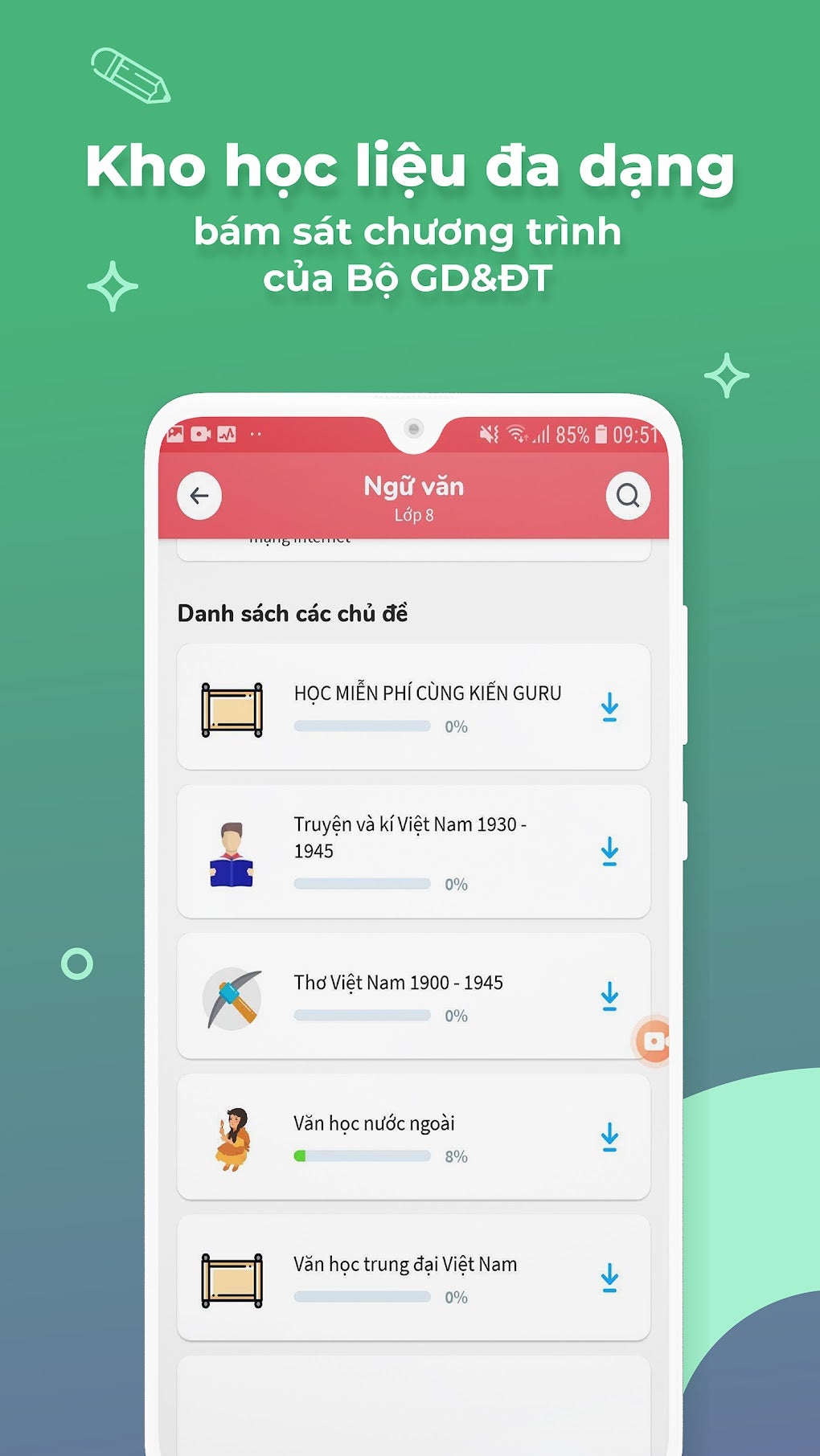 Kiến Guru: Học mọi lúc mọi nơi for Android - Download