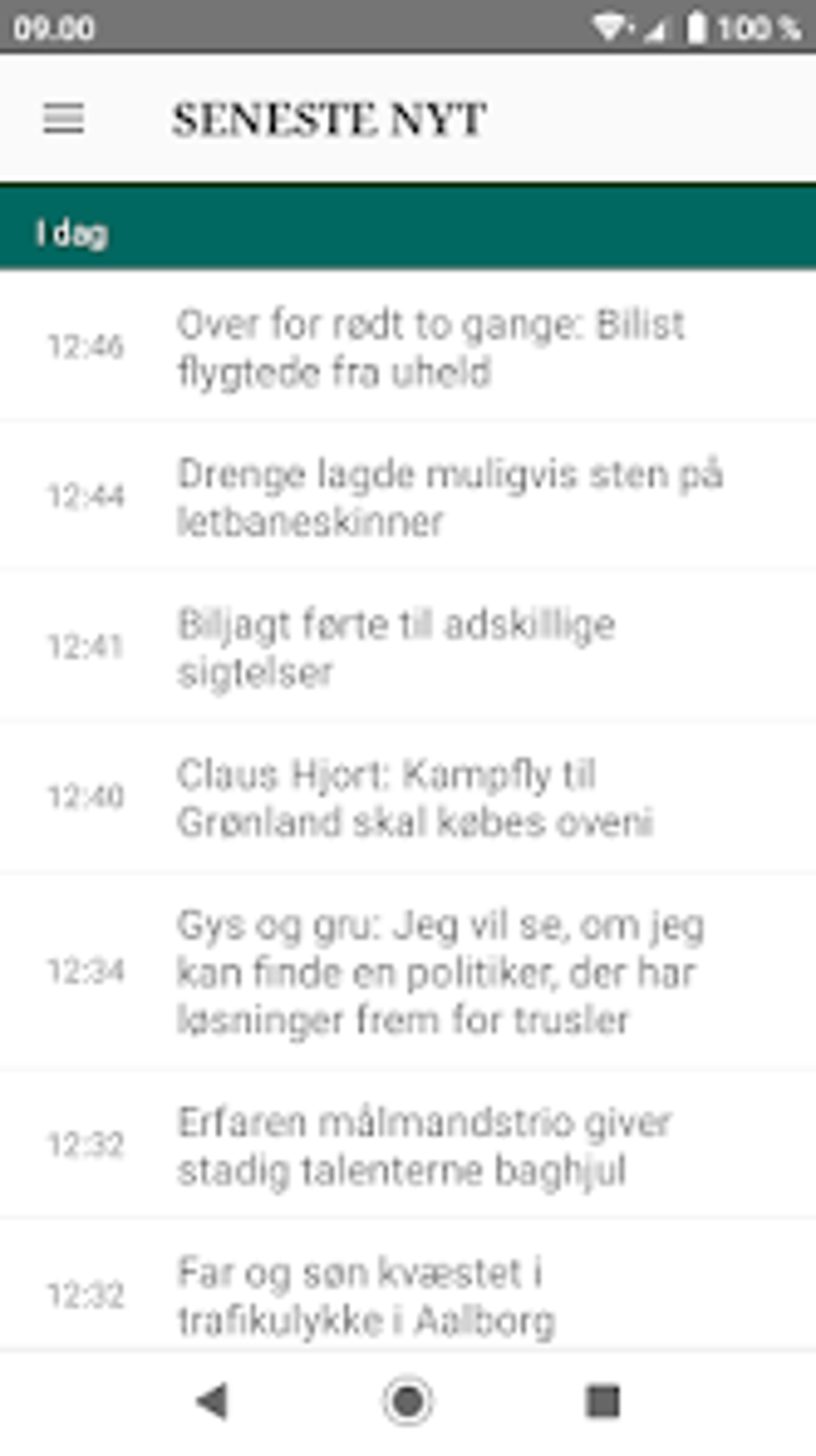 Jyllands-Posten Nyheder لنظام Android - تنزيل