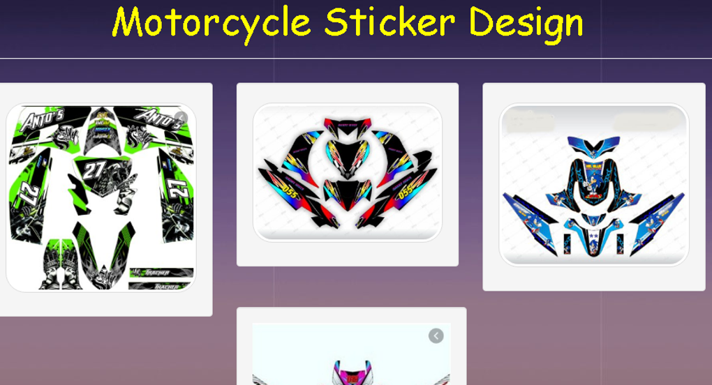 Motorcycle Sticker Design APK for Android - Download