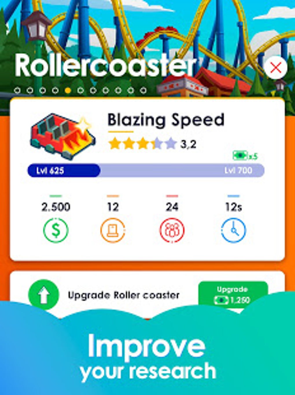 Idle Theme Park Tycoon - Recreation Game APK для Android — Скачать