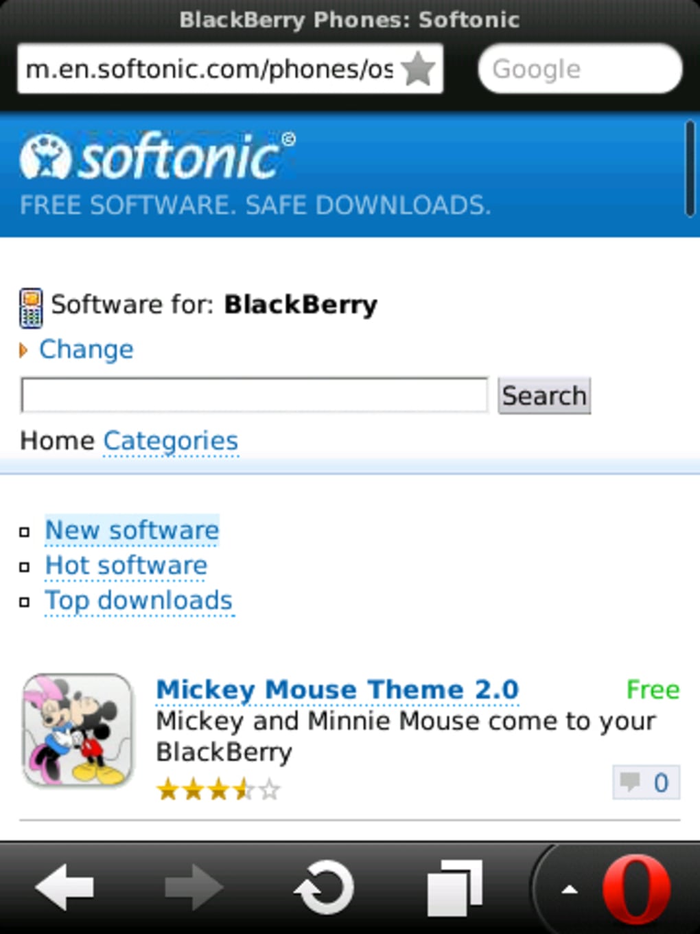 Opera Mini Next for BlackBerry - Download