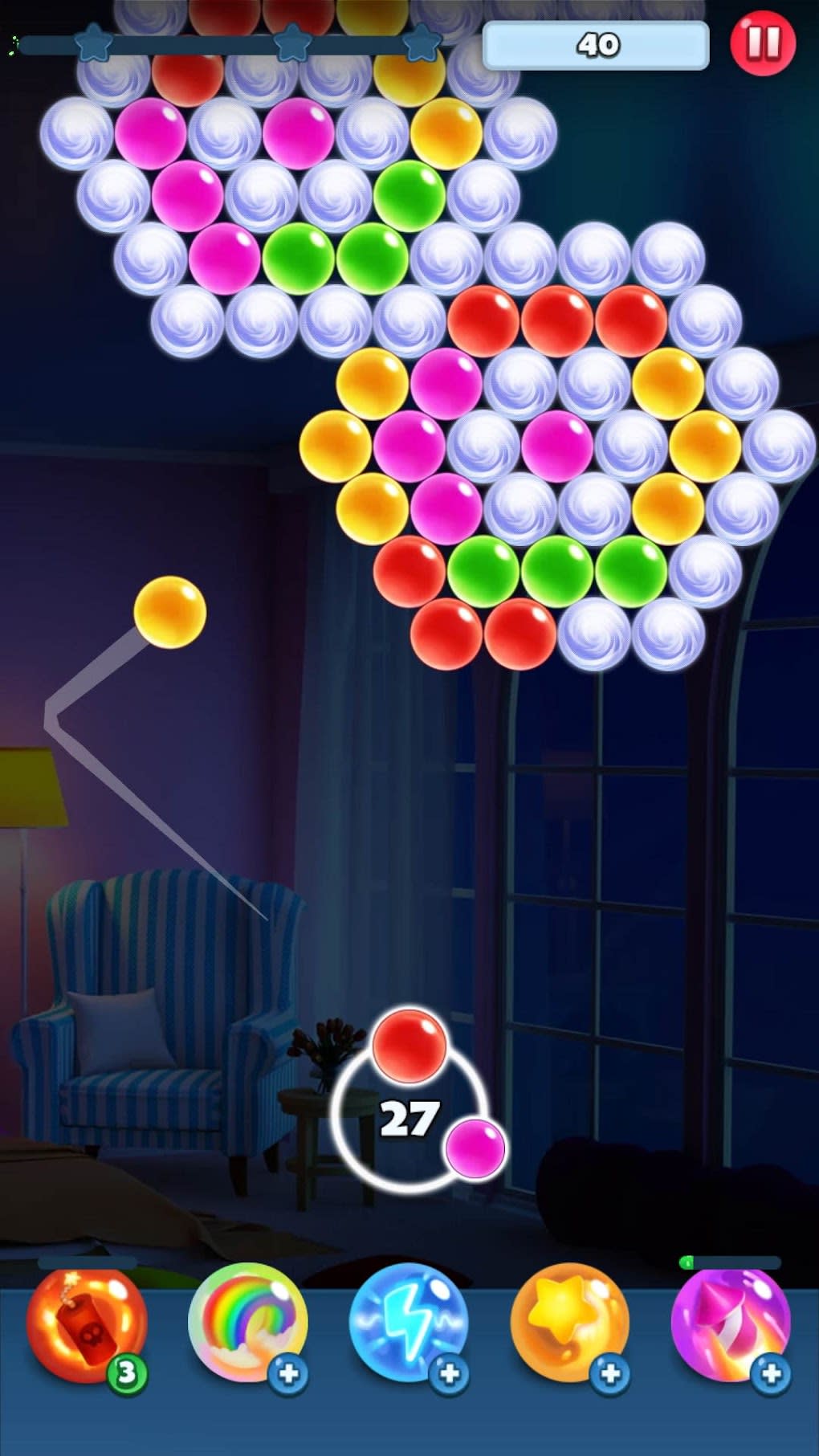Bubble Shooter Nível infinito versão móvel andróide iOS apk baixar