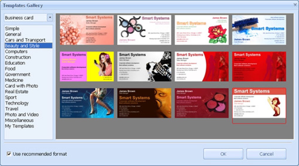 free business card maker software