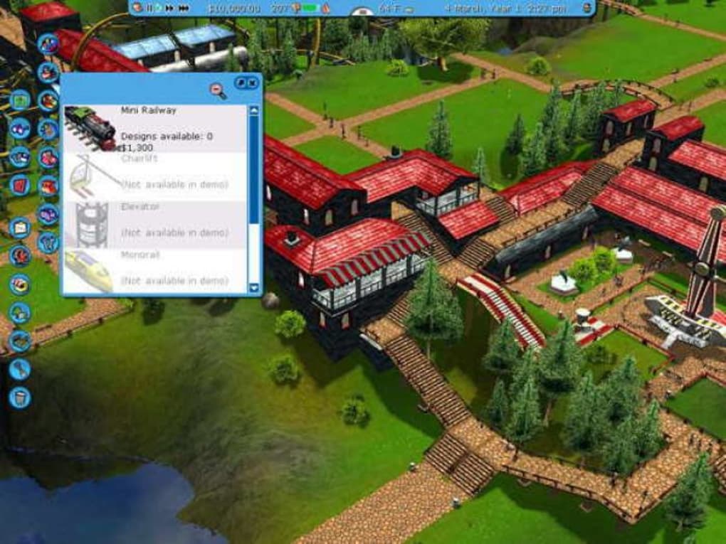 des manege pour roller coaster tycoon 3
