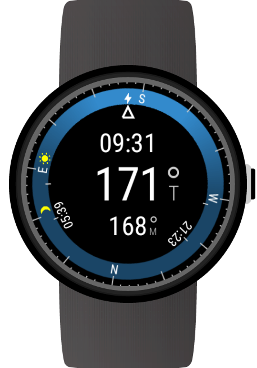 Compass for Wear OS (Android Wear) APK para Android - Descargar