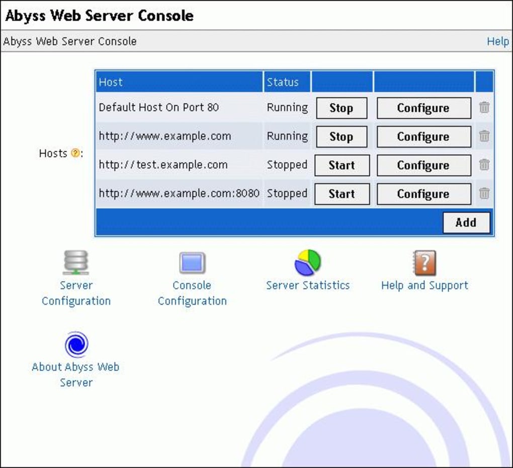 abyss web server download windows 7