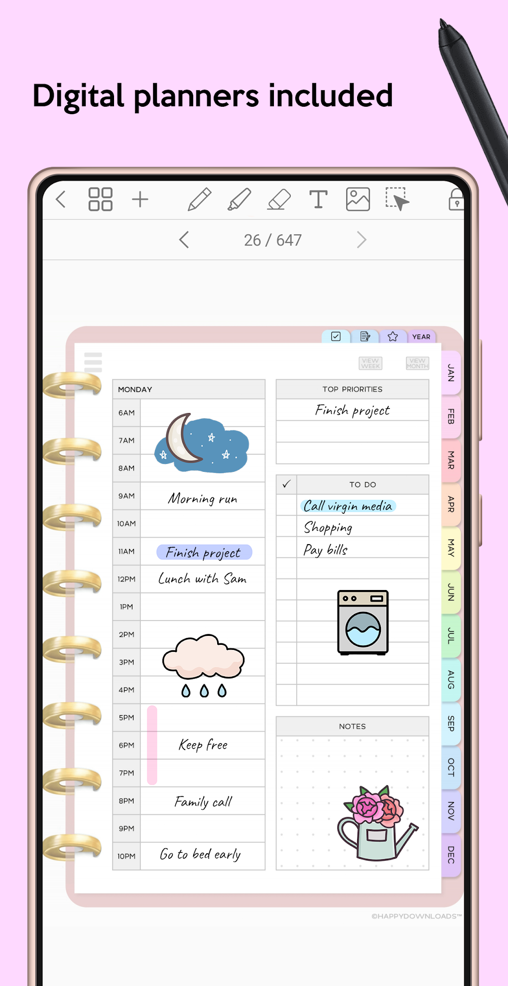 Penly Digital Planner Notes APK para Android Descargar