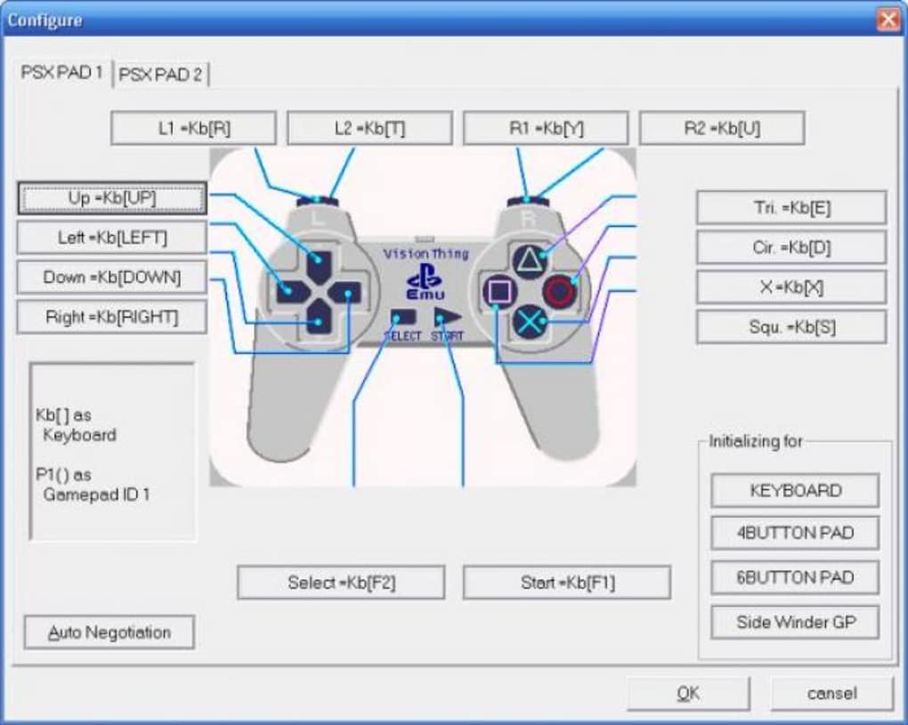 Поменять управление джойстиком. Геймпад ps2 схема для эмулятора. Джойстик кнопки плейстейшен 1. Раскладка кнопок геймпада ps1. Обозначение кнопок геймпада PS 2.