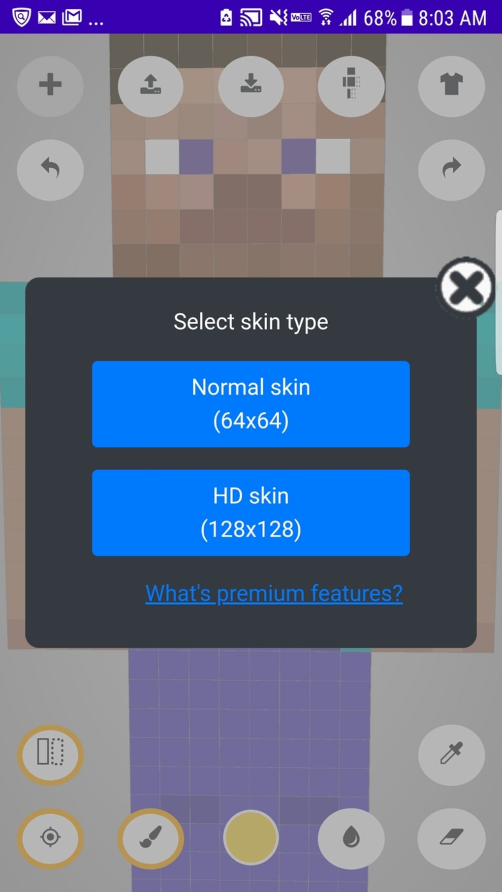 MCSE Skin Editor for minecraft for Android - Download