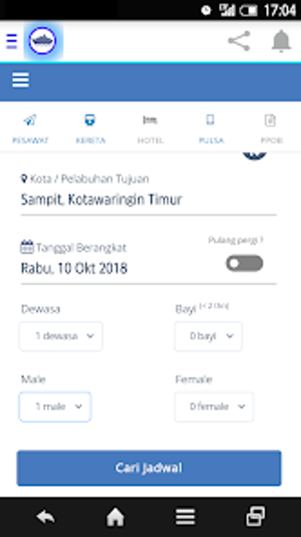 Tiket Kapal Cari Cek Beli For Android - Download