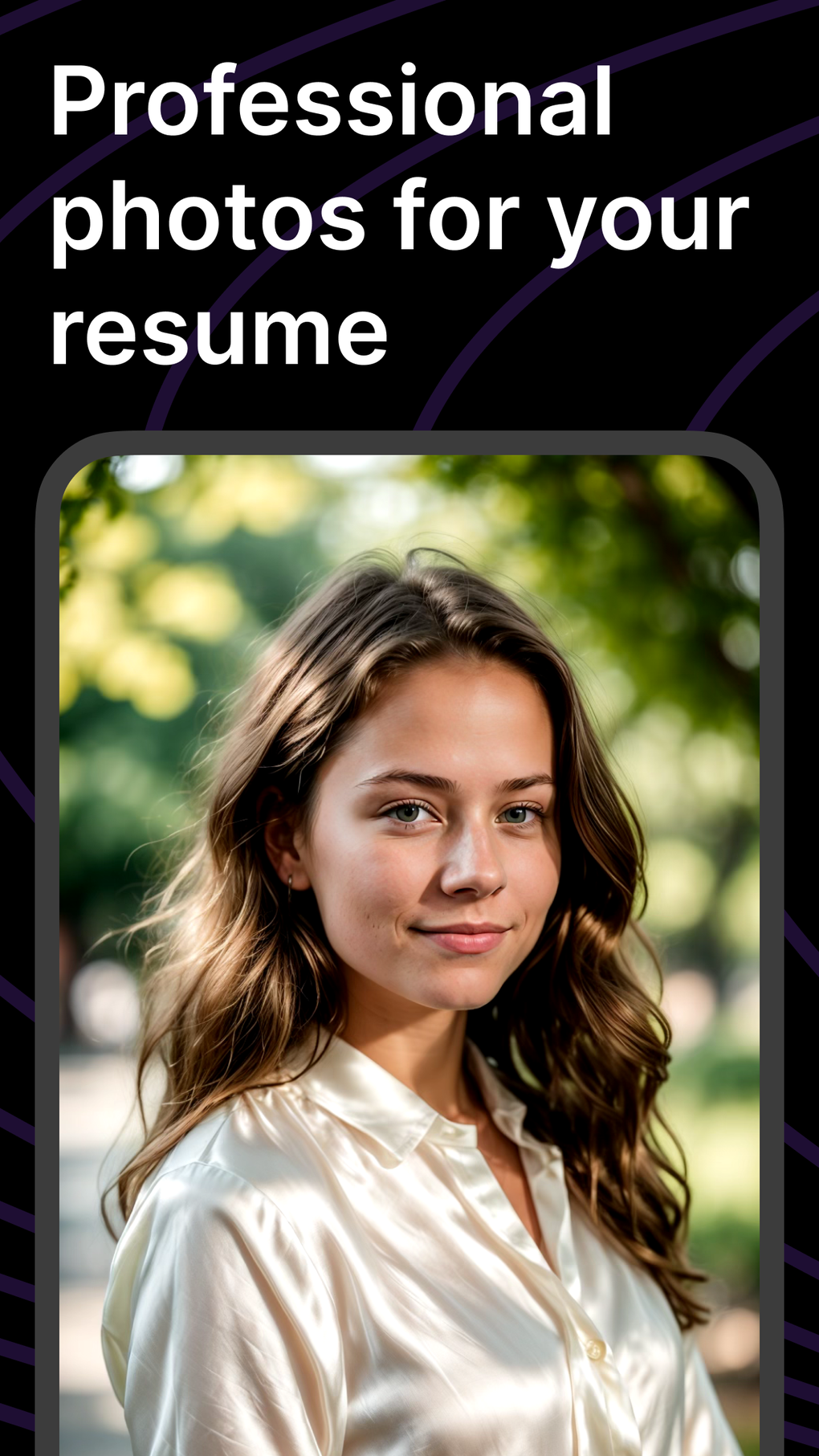 IPhone I in HERO AI Headshot Generator ndir